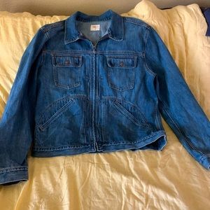 Men’s Gap jean zip up jacket